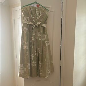 Tracy Reese early 2000s strapless dress